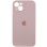 Силиконовый чехол Silicone Case Full Camera Protective (AA) для Apple iPhone 14 (6.1) - Розовый / Chalk Pink