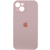 Силіконовий чохол Silicone Case Full Camera Protective (AA) для Apple iPhone 14 (6.1) - Рожевий / Chalk Pink