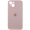 Силіконовий чохол Silicone Case Full Camera Protective (AA) для Apple iPhone 14 (6.1) - Рожевий / Chalk Pink
