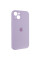 Силіконовий чохол Silicone Case Full Camera Protective (AA) для Apple iPhone 14 (6.1) - Бузковий / Lilac - фото