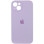 Силіконовий чохол Silicone Case Full Camera Protective (AA) для Apple iPhone 14 (6.1) - Бузковий / Lilac