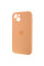 Силиконовый чехол Silicone Case Full Camera Protective (AA) для Apple iPhone 14 (6.1) - Оранжевый / Cantaloupe - фото