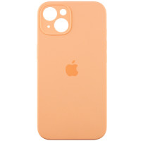 Силіконовий чохол Silicone Case Full Camera Protective (AA) для Apple iPhone 14 (6.1) - Помаранчевий / Cantaloupe