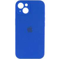 Силіконовий чохол Silicone Case Full Camera Protective (AA) для Apple iPhone 14 (6.1) - Синій / Capri Blue