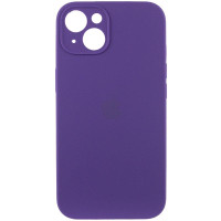 Силиконовый чехол Silicone Case Full Camera Protective (AA) для Apple iPhone 14 (6.1) - Фиолетовый / Amethyst