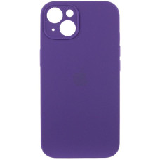 Силиконовый чехол Silicone Case Full Camera Protective (AA) для Apple iPhone 14 (6.1) - Фиолетовый / Amethyst