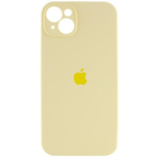 Силіконовий чохол Silicone Case Full Camera Protective (AA) для Apple iPhone 14 Plus (6.7) - Жовтий / Mellow Yellow