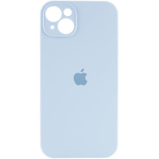 Силиконовый чехол Silicone Case Full Camera Protective (AA) для Apple iPhone 15 (6.1) - Голубой / Sweet Blue