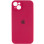 Силіконовий чохол Silicone Case Full Camera Protective (AA) для Apple iPhone 15 (6.1) - Червоний / Rose Red