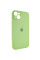 Силіконовий чохол Silicone Case Full Camera Protective (AA) для Apple iPhone 15 (6.1) - М'ятний / Mint - фото