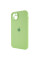Силіконовий чохол Silicone Case Full Camera Protective (AA) для Apple iPhone 15 (6.1) - М'ятний / Mint - фото