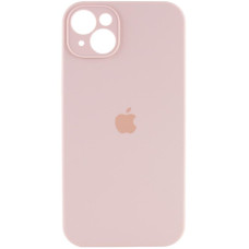Силіконовий чохол Silicone Case Full Camera Protective (AA) для Apple iPhone 15 (6.1) - Рожевий / Pink Sand