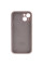 Силіконовий чохол Silicone Case Full Camera Protective (AA) для Apple iPhone 15 (6.1) - Сірий / Lavender - фото
