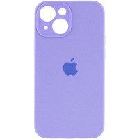Силіконовий чохол Silicone Case Full Camera Protective (AA) для Apple iPhone 15 (6.1) - Бузковий / Dasheen