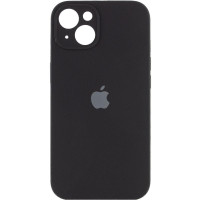 Силіконовий чохол Silicone Case Full Camera Protective (AA) для Apple iPhone 15 (6.1) - Чорний / Black