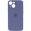 Силіконовий чохол Silicone Case Full Camera Protective (AA) для Apple iPhone 15 (6.1) - Сірий / Lavender Gray