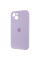 Силіконовий чохол Silicone Case Full Camera Protective (AA) для Apple iPhone 15 (6.1) - Бузковий / Lilac - фото
