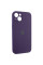 Силиконовый чехол Silicone Case Full Camera Protective (AA) для Apple iPhone 15 (6.1) - Фиолетовый / Elderberry - фото