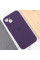 Силиконовый чехол Silicone Case Full Camera Protective (AA) для Apple iPhone 15 (6.1) - Фиолетовый / Elderberry - фото