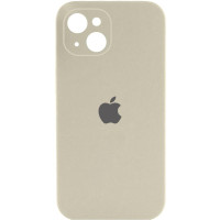 Силіконовий чохол Silicone Case Full Camera Protective (AA) для Apple iPhone 15 (6.1) - Бежевий / Antique White