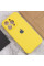 Силиконовый чехол Silicone Case Full Camera Protective (AA) для Apple iPhone 15 Pro (6.1) - Желтый / Yellow - фото