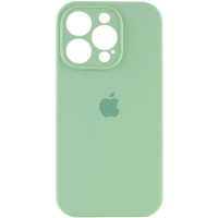 Силіконовий чохол Silicone Case Full Camera Protective (AA) для Apple iPhone 15 Pro (6.1) - Зелений / Pistachio