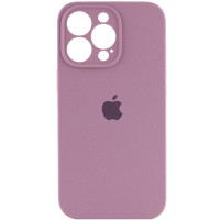 Силиконовый чехол Silicone Case Full Camera Protective (AA) для Apple iPhone 15 Pro (6.1) - Лиловый / Lilac Pride