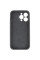 Силіконовий чохол Silicone Case Full Camera Protective (AA) для Apple iPhone 15 Pro (6.1) - Сірий / Dark Gray - фото