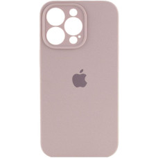 Силіконовий чохол Silicone Case Full Camera Protective (AA) для Apple iPhone 15 Pro (6.1) - Сірий / Lavender