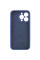 Силиконовый чехол Silicone Case Full Camera Protective (AA) для Apple iPhone 15 Pro (6.1) - Синий / Deep navy - фото