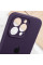 Силіконовий чохол Silicone Case Full Camera Protective (AA) для Apple iPhone 15 Pro (6.1) - Фіолетовий / Elderberry - фото