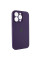 Силіконовий чохол Silicone Case Full Camera Protective (AA) для Apple iPhone 15 Pro (6.1) - Фіолетовий / Elderberry - фото