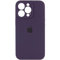 Силіконовий чохол Silicone Case Full Camera Protective (AA) для Apple iPhone 15 Pro (6.1) - Фіолетовий / Elderberry