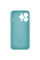 Силіконовий чохол Silicone Case Full Camera Protective (AA) для Apple iPhone 15 Pro Max (6.7) - Бірюзовий / Marine Green - фото