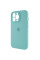 Силіконовий чохол Silicone Case Full Camera Protective (AA) для Apple iPhone 15 Pro Max (6.7) - Бірюзовий / Marine Green - фото