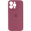 Силіконовий чохол Silicone Case Full Camera Protective (AA) для Apple iPhone 15 Pro Max (6.7) - Бордовий / Plum