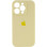 Силіконовий чохол Silicone Case Full Camera Protective (AA) для Apple iPhone 15 Pro Max (6.7) - Жовтий / Mellow Yellow