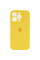 Силіконовий чохол Silicone Case Full Camera Protective (AA) для Apple iPhone 15 Pro Max (6.7) - Жовтий / Yellow - фото