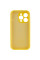Силіконовий чохол Silicone Case Full Camera Protective (AA) для Apple iPhone 15 Pro Max (6.7) - Жовтий / Yellow - фото