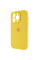 Силіконовий чохол Silicone Case Full Camera Protective (AA) для Apple iPhone 15 Pro Max (6.7) - Жовтий / Yellow - фото