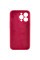 Силиконовый чехол Silicone Case Full Camera Protective (AA) для Apple iPhone 15 Pro Max (6.7) - Красный / Rose Red - фото