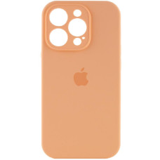 Силіконовий чохол Silicone Case Full Camera Protective (AA) для Apple iPhone 15 Pro Max (6.7) - Помаранчевий / Cantaloupe