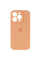 Силиконовый чехол Silicone Case Full Camera Protective (AA) для Apple iPhone 15 Pro Max (6.7) - Оранжевый / Cantaloupe - фото
