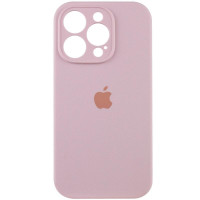 Силіконовий чохол Silicone Case Full Camera Protective (AA) для Apple iPhone 15 Pro Max (6.7) - Рожевий / Chalk Pink