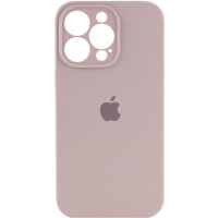 Силіконовий чохол Silicone Case Full Camera Protective (AA) для Apple iPhone 15 Pro Max (6.7) - Сірий / Lavender