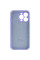 Силиконовый чехол Silicone Case Full Camera Protective (AA) для Apple iPhone 15 Pro Max (6.7) - Сиреневый / Dasheen - фото