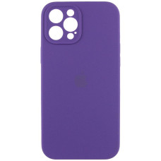 Силіконовий чохол Silicone Case Full Camera Protective (AA) для Apple iPhone 15 Pro Max (6.7) - Фіолетовий / Amethyst