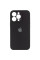 Силіконовий чохол Silicone Case Full Camera Protective (AA) для Apple iPhone 15 Pro Max (6.7) - Чорний / Black - фото