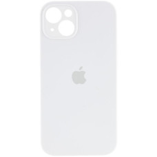 Силіконовий чохол Silicone Case Full Camera Protective (AA) для Apple iPhone 15 Plus (6.7) - Білий / White