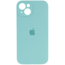 Силіконовий чохол Silicone Case Full Camera Protective (AA) для Apple iPhone 15 Plus (6.7) - Бірюзовий / Marine Green